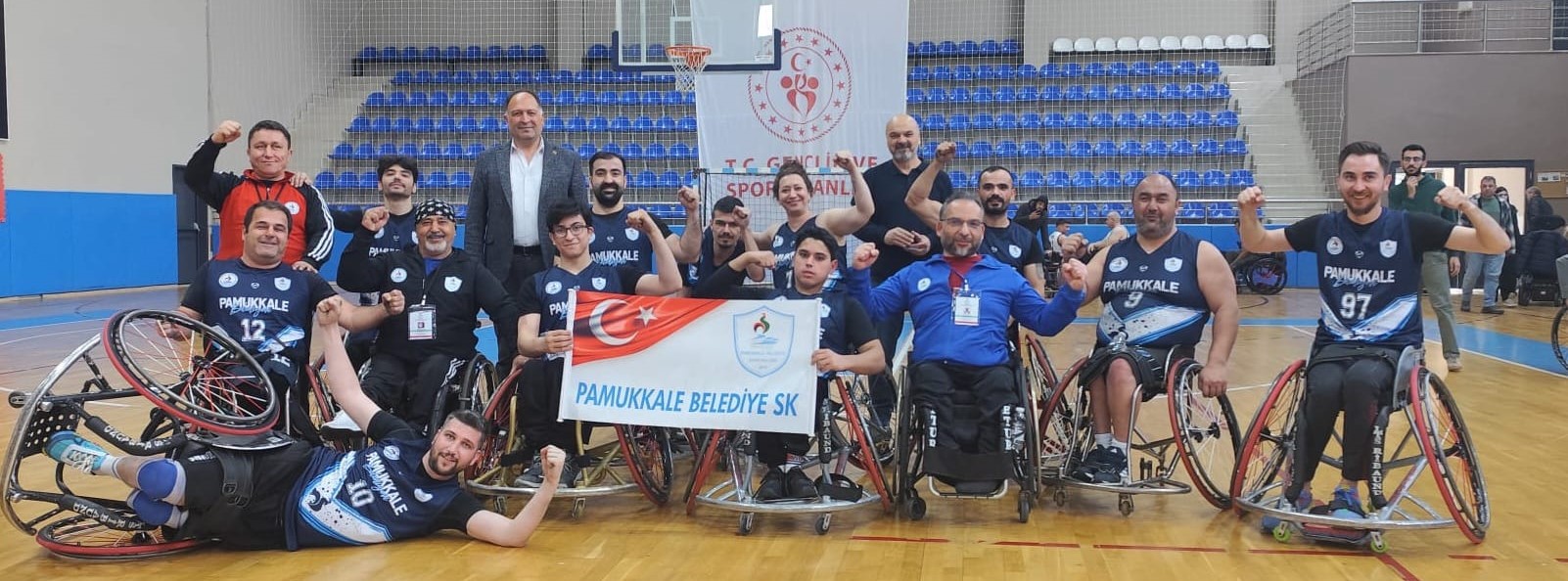 PAMUKKALE’NİN “ENGELSİZ YÜREKLERİ” 1. LİG A GRUBU’NDA LİDERLİĞE YÜKSELDİ