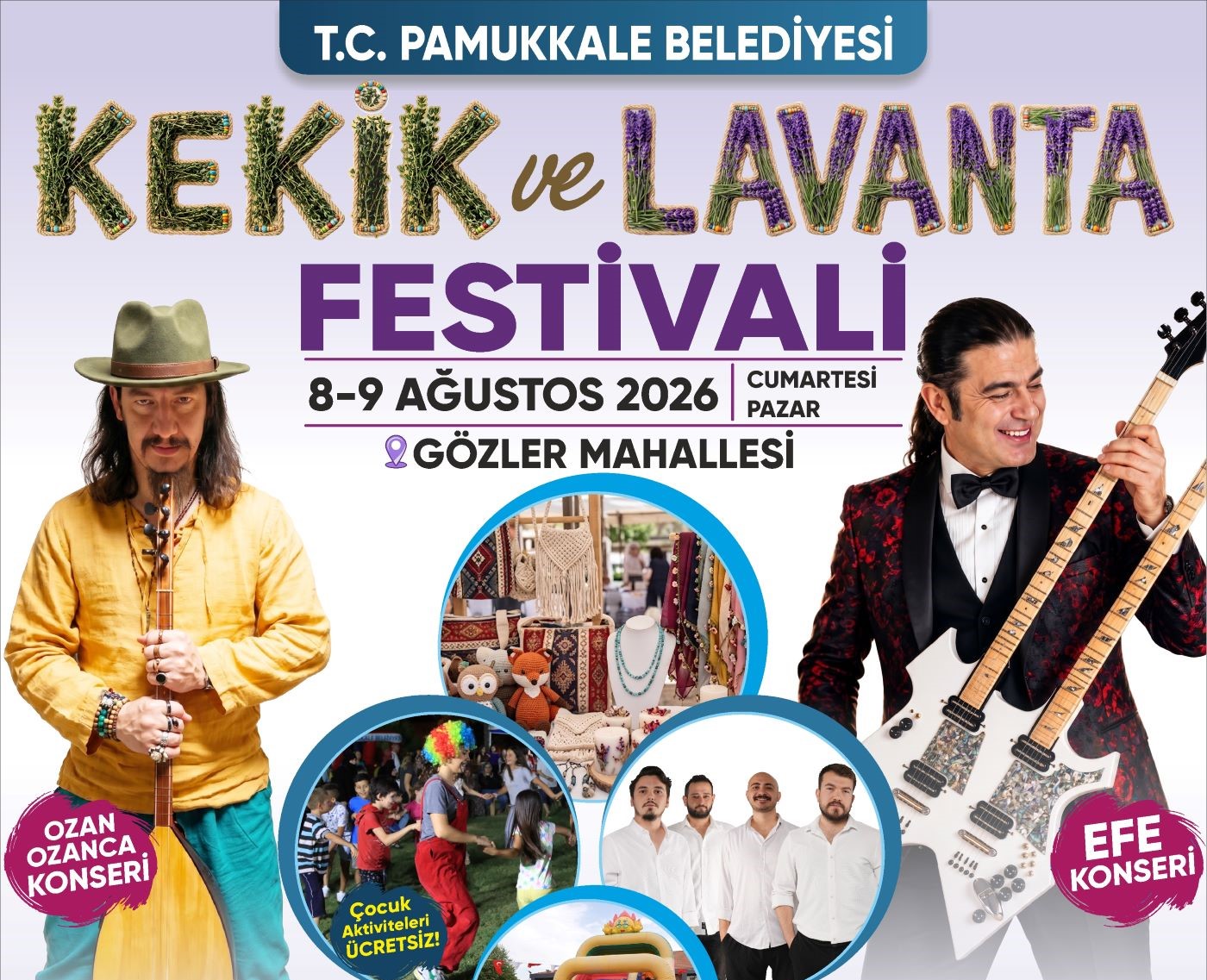 PAMUKKALE’DE KEKİK VE LAVANTA KOKULU ŞENLİK BAŞLIYOR!