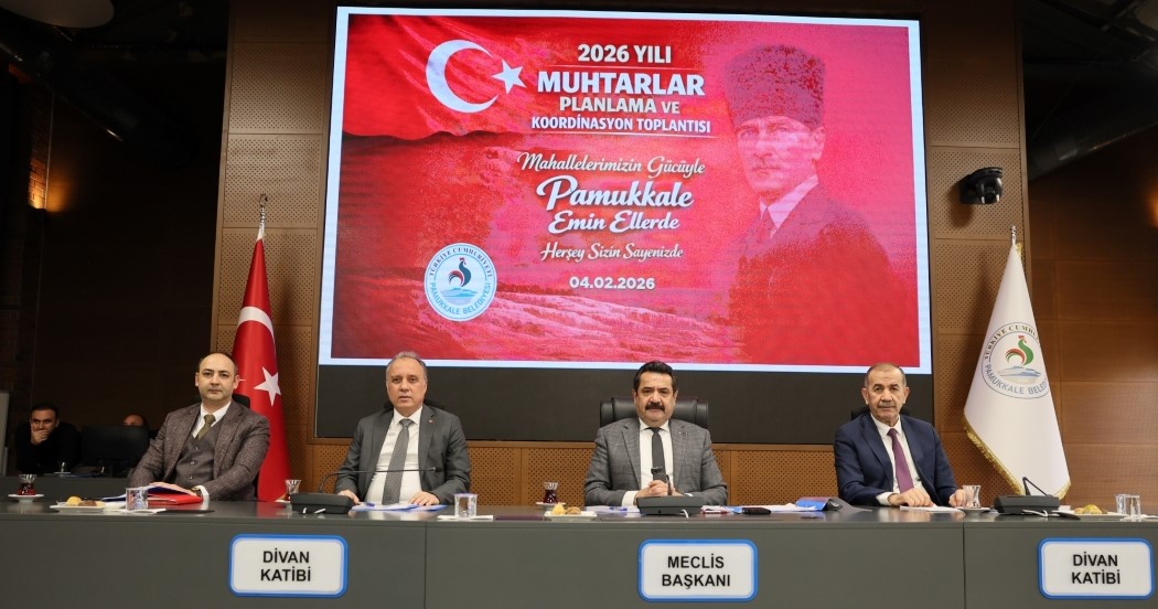 PAMUKKALE BELEDİYE BAŞKANI ALİ RIZA ERTEMUR MUHTARLARLA BULUŞTU