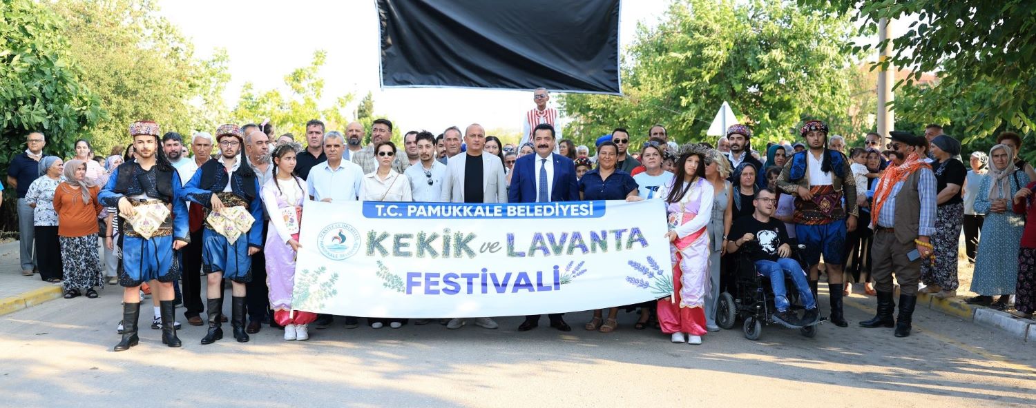 PAMUKKALE BELEDİYESİ’NDEN DEV ORGANİZASYON: KEKİK VE LAVANTA FESTİVALİ