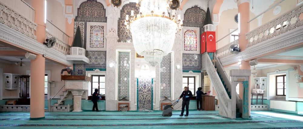 PAMUKKALE’DE İBADETHANELER RAMAZAN AYINA “TERTEMİZ” GİRİYOR