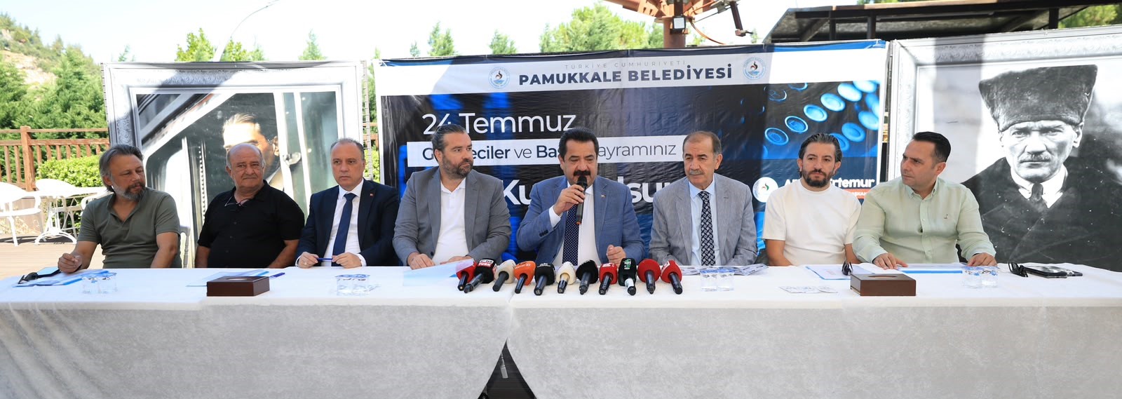 BAŞKAN ERTEMUR BASIN MENSUPLARIYLA BULUŞTU: