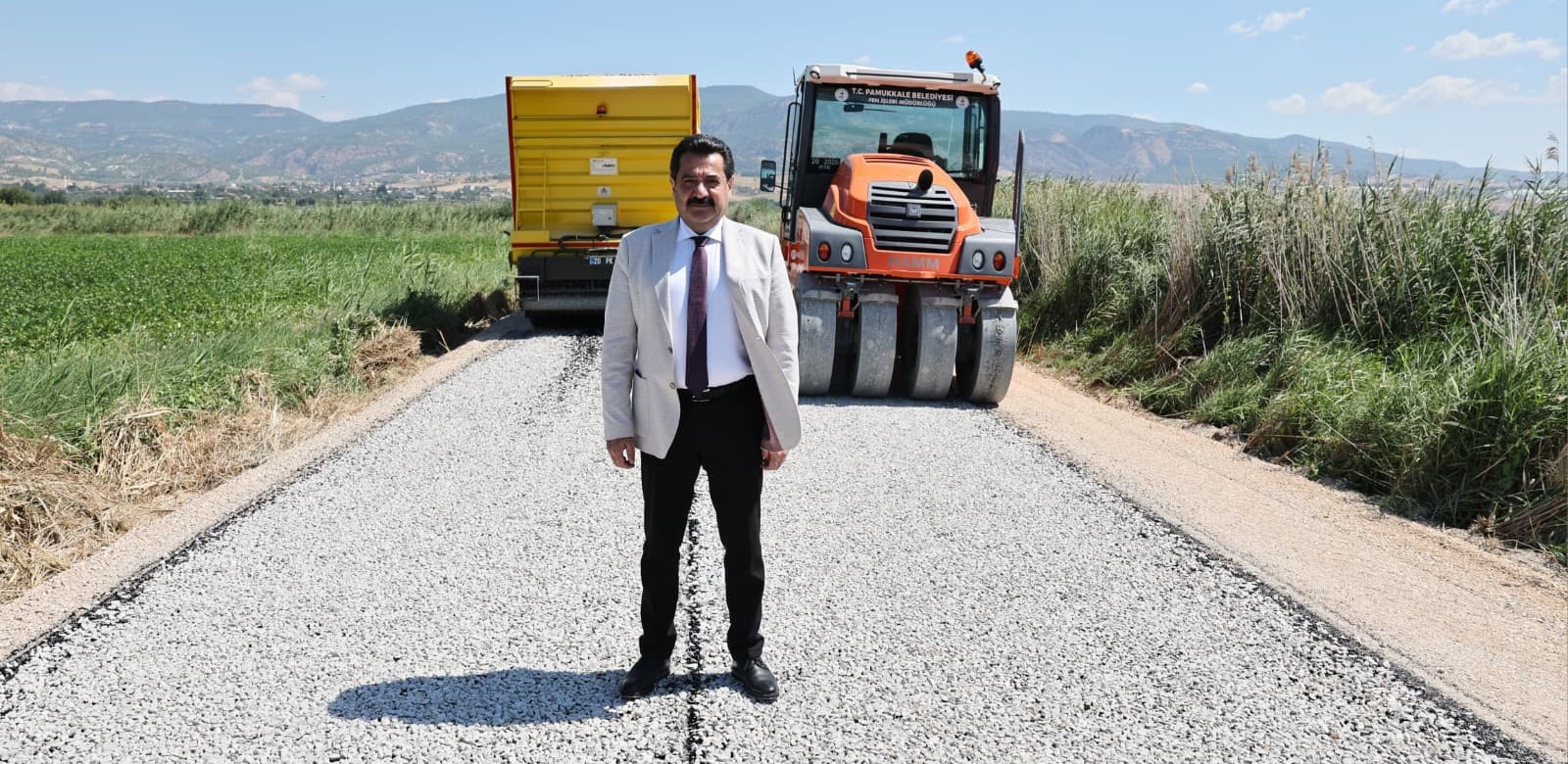 BAŞKAN ERTEMUR, YENİ ARAÇ FİLOSUYLA PAMUKKALE’DE ASFALT DEVRİMİNE BAŞLADI
